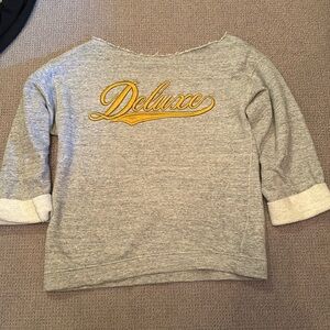 GGDB grey off the shoulder sweatshirt XS